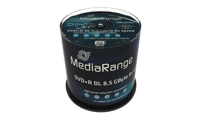 MediaRange MR471 blank DVD 8.5 GB DVD+R DL 100 pc(s)