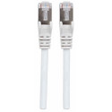 Intellinet Network Patch Cable, Cat7 Cable/Cat6A Plugs, 15m, White, Copper, S/FTP, LSOH / LSZH, PVC,
