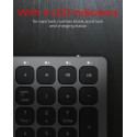 KeySonic KSK-8023BTRF keyboard Bluetooth QWERTZ German Anthracite, Black