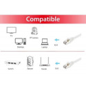 Equip Cat.6A S/FTP Patch Cable, 5.0m, White