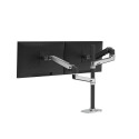 Ergotron LX Series LX Dual Stacking Arm Tall Pole 101.6 cm (40") Aluminium Desk