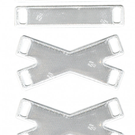 Helkur (kingapaeltele) valge, 12x60mm ja 39x64mm