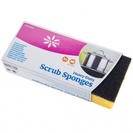 Küürimissvamm MCLEAN Scrub Expert (eriti tugev) 9,5x7x4,5cm 3tk/pk