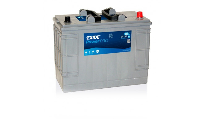 Exide käivitusaku PowerPRO 125Ah 850A 349x175x290-+