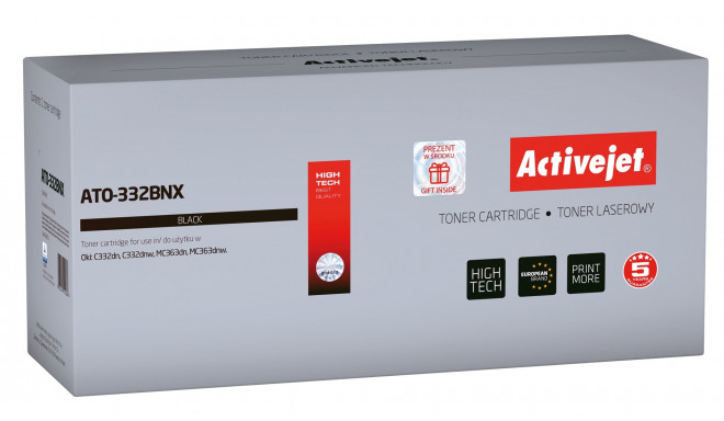 Activejet ATO-332BNX tooner (asendus OKI 46508712; Supreme; 3500 lehte; must)
