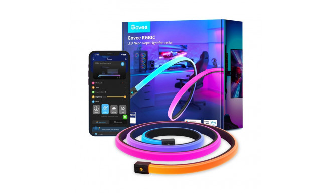 Govee H61C3 Nutikas valgusriba Wi-Fi/Bluetooth Must, Valge
