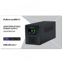 Qoltec 53770 Uninterruptible Power Supply Line Interactive | Monolith | 1500VA | 900W | LCD | USB