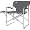 Coleman Aluminum Deck Chair with Table 2000038341, camping chair (grey/silver)