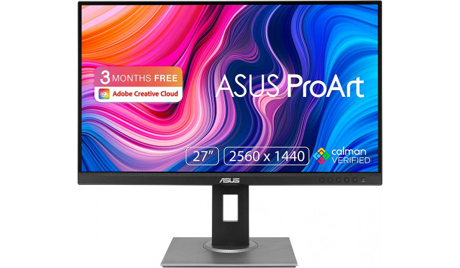 Asus ProArt PA278QV - 27 - LED, QHD, IPS, Pro Palette, grey