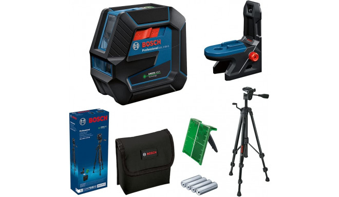 Bosch combi laser GCL 2-50 G Professional with Tripod, cross line laser (blue/black, green laser lin