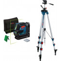Bosch line laser GLL 2-15 G Professional, cross line laser (blue/black, green laser lines)