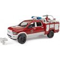 Bruder RAM 2500 fire engine with light and sound, model vehicle