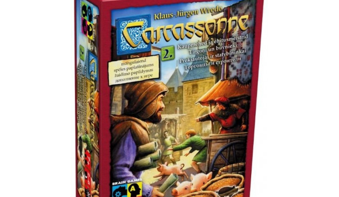 Brain Games Carcassonne Traders & Builders Board Game