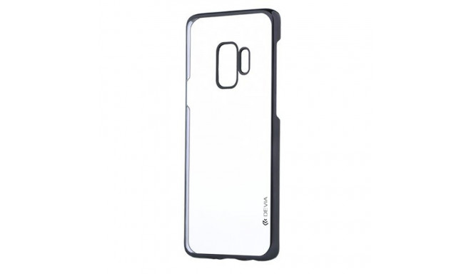Devia kaitseümbris Glitter Samsung Galaxy S9 Plus, läbipaistev/must