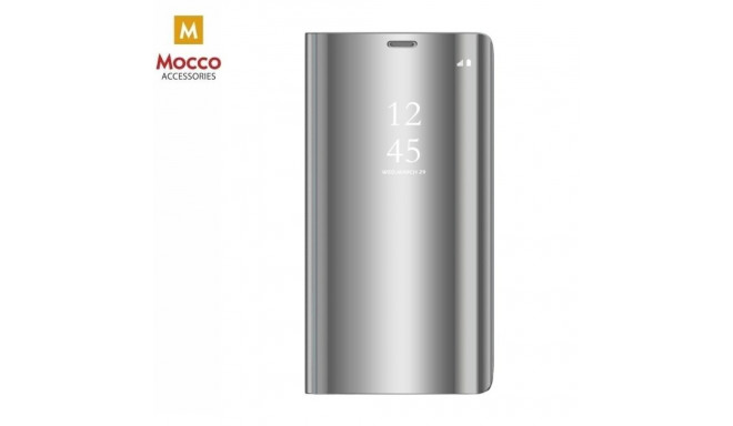 Mocco Clear View Cover Case For Samsung Galaxy A42 5G Silver