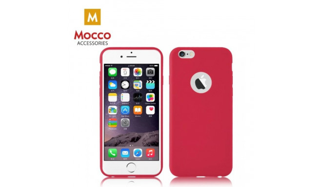 Mocco Ultra Slim Soft Matte 0.3 mm Silicone Case for Samsung G920 Galaxy S6 Red