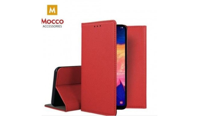 Mocco Smart Magnet Book Case Grāmatveida Maks Telefonam Xiaomi 11T 5G / 11T PRO 5G Sarkans