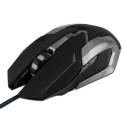 E-Blue EMS639 Aurora Gaming Mouse with Additional Buttons / LED RGB / 4000 DPI / Avago Chipset / USB