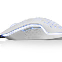 Logic Wired LM-STARR-ONE-LIGHT Gaming Mouse with USB / 1.8m / 6400 DPI / White