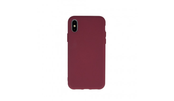 Mocco Liquid Silicone Case for Samsung Galaxy A42 5G Burgundy