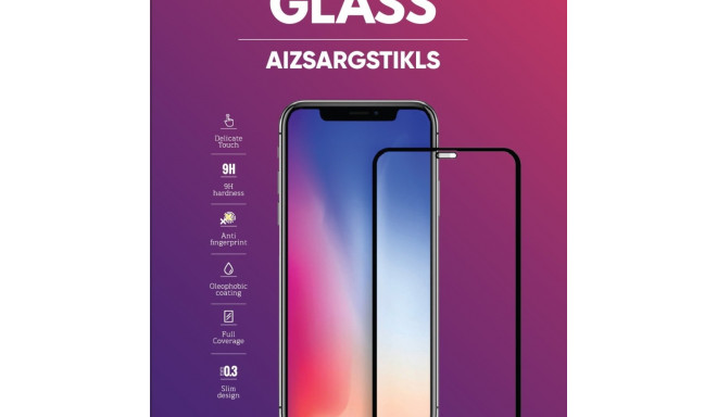 Mocco Full Face / Full Glue Tempered Glass Huawei P40 Black