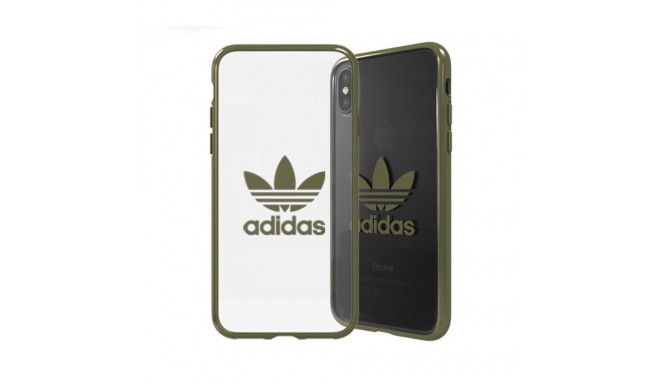 Adidas OR Clear Case - Bumper for Apple iPhone X / XS Green
