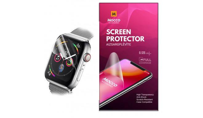 Mocco Full Coverage 0.125mm Clear Screen Protector for Apple Watch 38mm