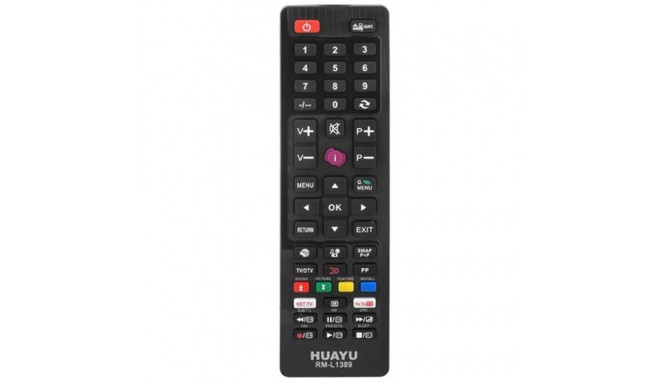 HQ LXP1389 TV remote control Vestel LCD/LED / RM-L1389 Smart / Netflix / Youtube / Black