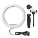 Nedis RLSTND100BK Selfie Ring Lamp 10 inch 2700-6700 K