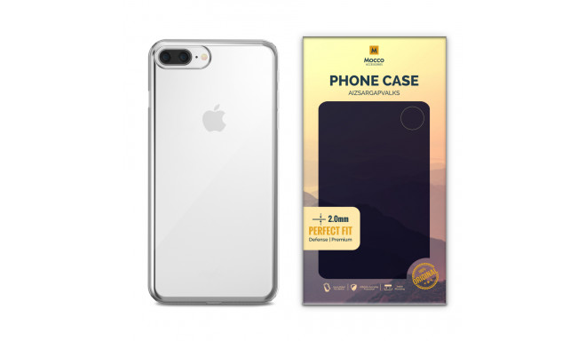Mocco Original Clear Case 2mm Silicone Case for Apple iPhone 7 Plus Transparent (EU Blister)