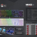 Mars Gaming MK422WRUS Gaming Mechanical Keyboard RGB / Red Switch / US