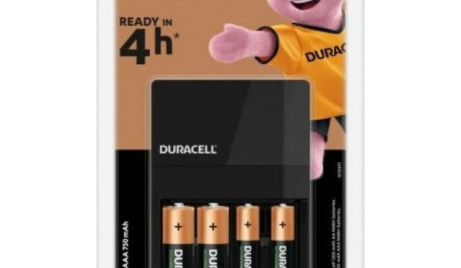 Duracell CEF14 Battery Charger For 2 x AA / 2 x AAA / with 2 x AA 1300 mAh / 2 x AAA 750 mA Batterie