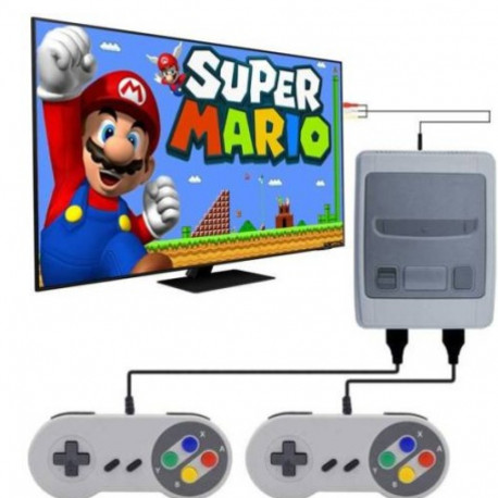 RoGer SFC620-LD Super Mini SFC Spēļu konsole / 620 Spēles 8 bitu / 2x Kontrolieri
