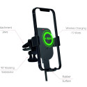 Swissten GW1-AV5 Air Vent Car Holder With 15W  Wireless Charging + Micro USB Cable 1m