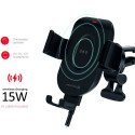 Swissten GW1-AV5 Air Vent Car Holder With 15W  Wireless Charging + Micro USB Cable 1m
