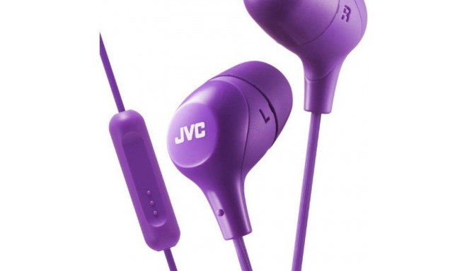 JVC HA-FX38M-P-E Marshmallow Headphones with remote & microphone