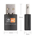 RoGer USB WiFi Dual Band Adapteris 802.11ac / 600mbps / RTL8811cu