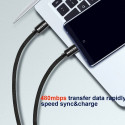 Swissten kaabel USB-C Textile Universal Quick Charge 3.1 1,2m