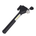 Forever Light LED flashlight EMERGENCY with hammer and magnet 2xAAA COB FLF-03
