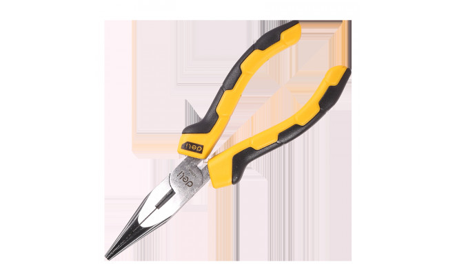 Long Nose Pliers 6" Deli Tools EDL2106 (yellow)