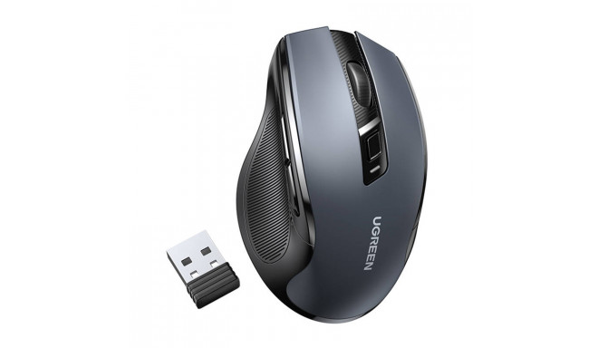 Wireless mouse UGREEN 2.4 GHz (black) (MU006)