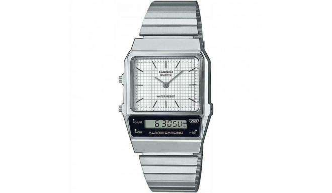 Unisex Watch Casio VINTAGE EDGY COLLECTION Silver (Ø 40 mm)