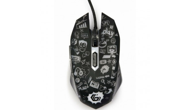 Juhtmega ja Optilise Sensoriga Hiir GEMBIRD MUS-6B-GRAFIX-01 3600 DPI