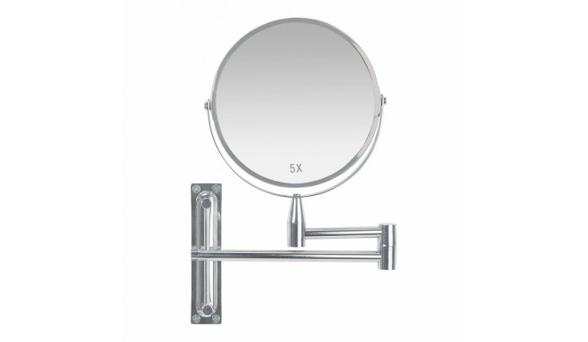 Magnifying Mirror Andrea House Extendable Chromed Silver Metal (39 x 3 x 26,5 cm)