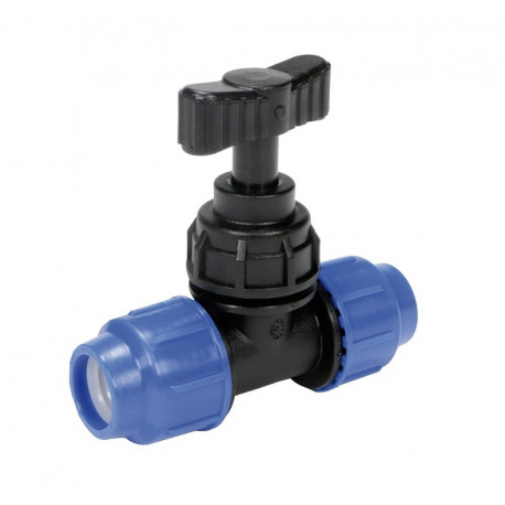 STOP COCK Ø32 perla sinine