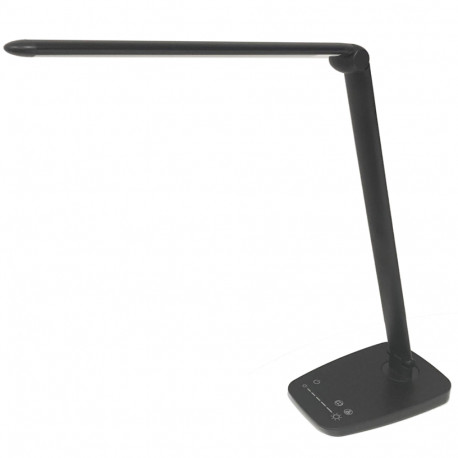 Laualamp UNILUX Twist LED, K-43cm, 2700/6000K, 1558lm, must pööratav valgusti osa, USB ühendusega/ m