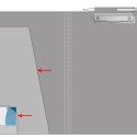 Kirjutusalus kaanega PROLEXPLAST A4 must Soft (külmakindel)