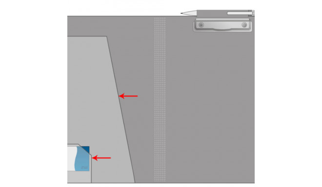 Kirjutusalus kaanega PROLEXPLAST A4 must Soft (külmakindel)