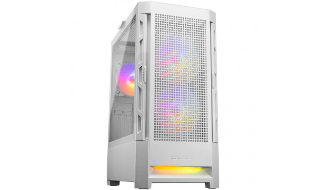 COUGAR DUOFACE RGB PC Case, Mid Tower, White