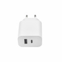 Maxlife MXTC-06 PD QC charger 1x USB-C 1x USB 30W white